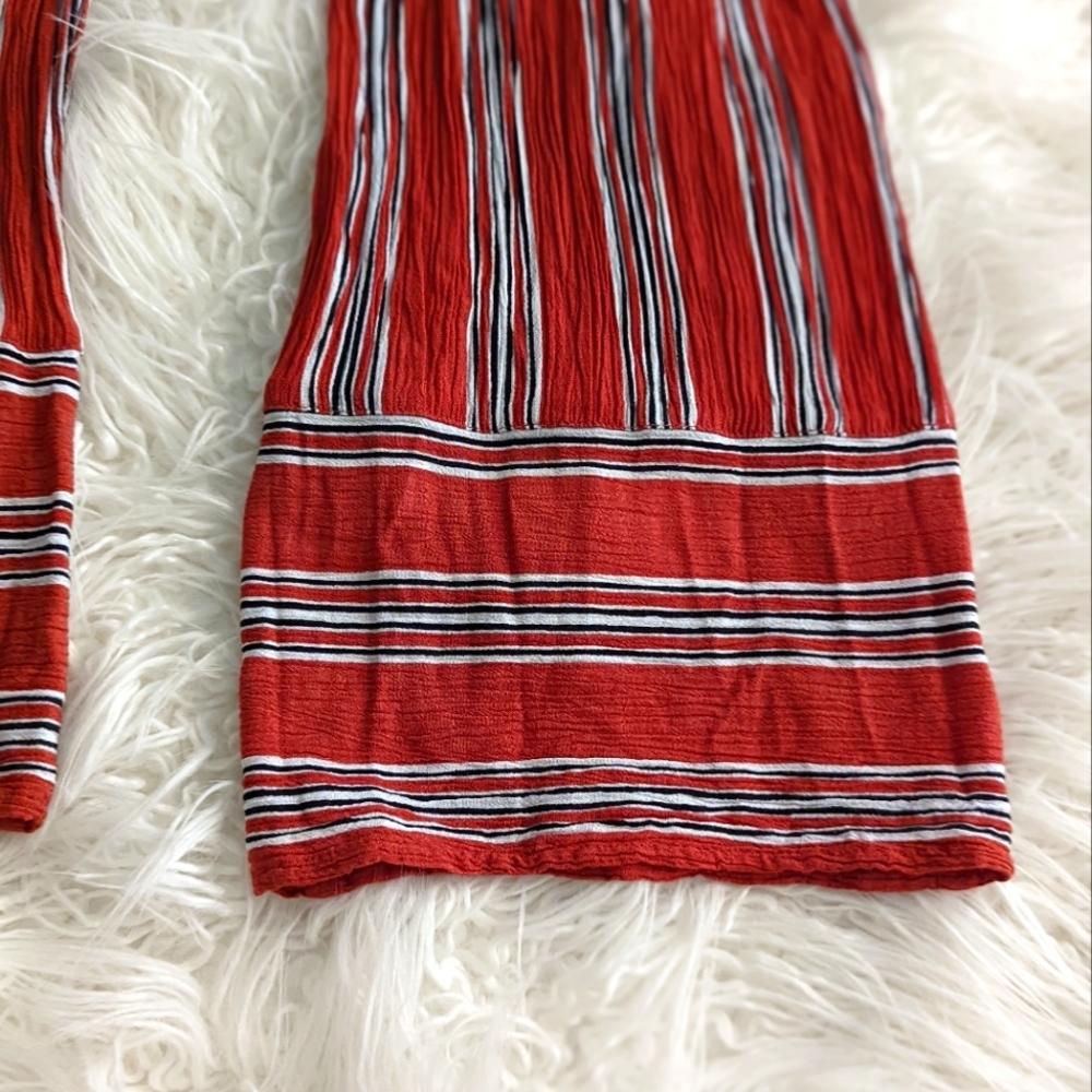 Sky and Sparrow Stripe Crop Pants - Picture 6 of 12
